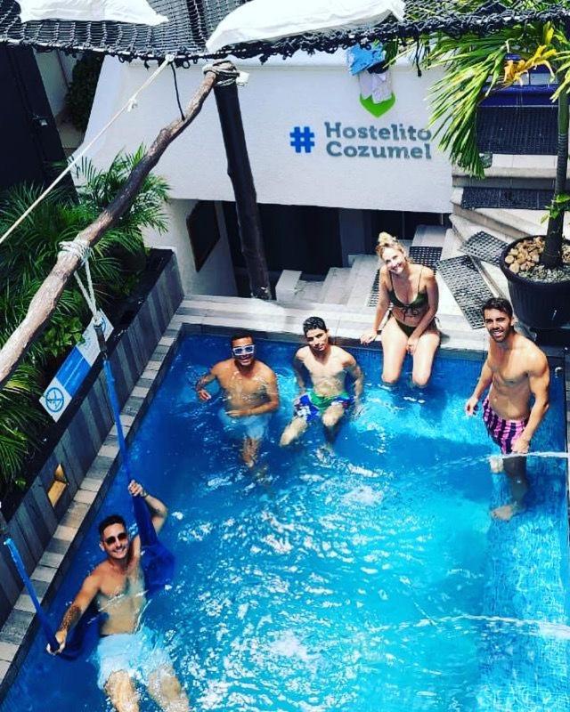 Hostelito Hotel Cozumel Bagian luar foto