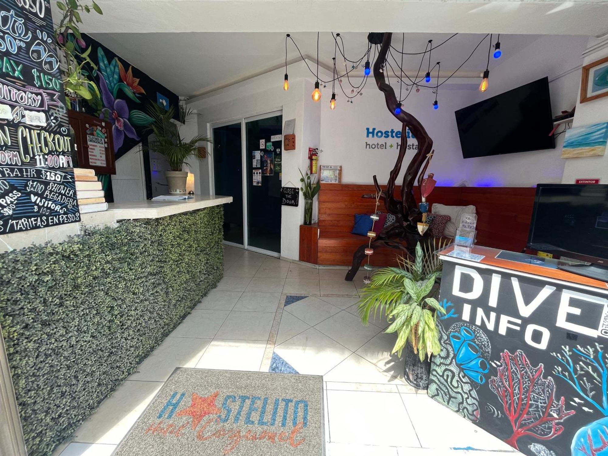 Hostelito Hotel Cozumel Bagian luar foto