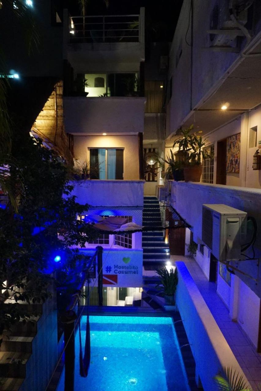 Hostelito Hotel Cozumel Bagian luar foto